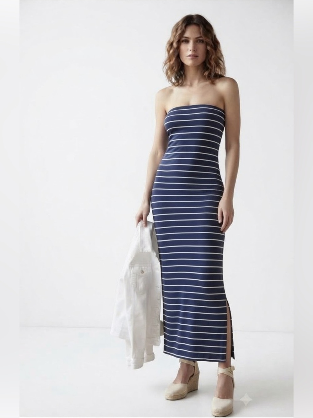 See You Monday Strapless  Dress